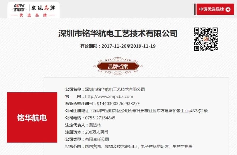 SMT加工行业中国优选品牌称号